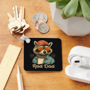 Rad Dad Funny Happy Vaderdag Sleutelhanger