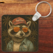 Rad Dad Funny Happy Vaderdag Sleutelhanger (Achterkant)