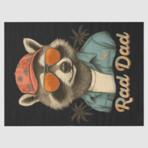 Rad Dad Funny Happy Vaderdag  Tissuepapier