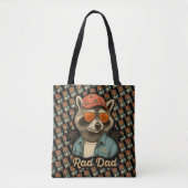 Rad Dad Funny Happy Vaderdag Tote Bag (Voorkant)