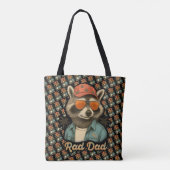 Rad Dad Funny Happy Vaderdag Tote Bag (Achterkant)
