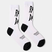 Rad Dad funny sport socks gift for cool father Sokken (Rechts)