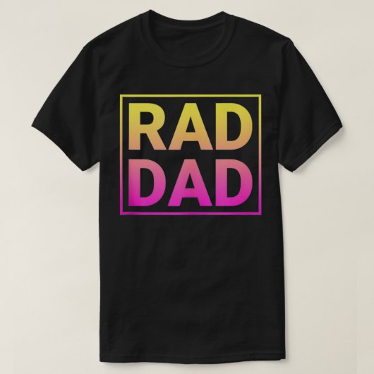 Rad Dad Funny Vaderdag Rad Dad T-shirt (Design voorkant)