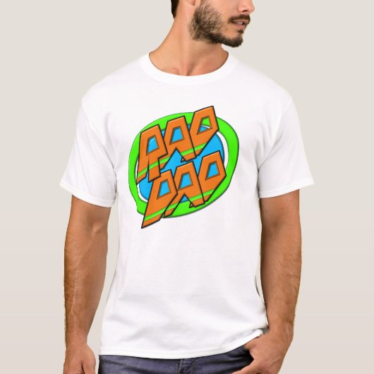 RAD DAD Mannen Basic T-Shirt (Voorkant)