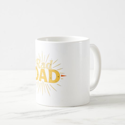 Rad DAD Mok – Bold  Style Coffee Cup (Voorkant rechts)