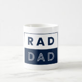 RAD DAD Mok – Cool Minimalist Vaderdag Gift (Center)