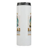 RAD DAD Mountainbiken Papa - Thermische Tumbler Thermosbeker (Achterkant)