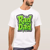 Rad Dad Neon Graffiti T-Shirt (Voorkant)