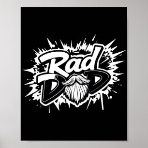 Rad Dad Poster - Cool Vaderdag Gift voor hem