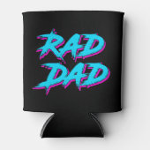 Rad Dad Retro jaren '80 Blikjeskoeler (Voorkant)
