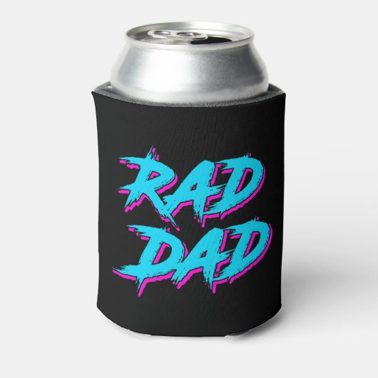 Rad Dad Retro jaren '80 Blikjeskoeler (Blikje Achterkant)