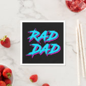 Rad Dad Retro jaren '80 Servet (Insitu)