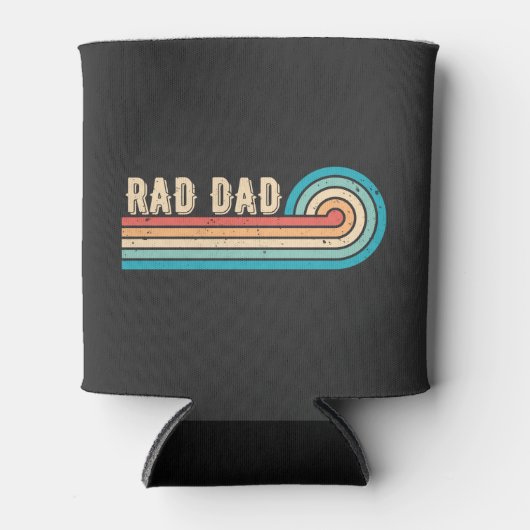 Rad Dad Retro Sunset Vader Blikjeskoeler (Voorkant)