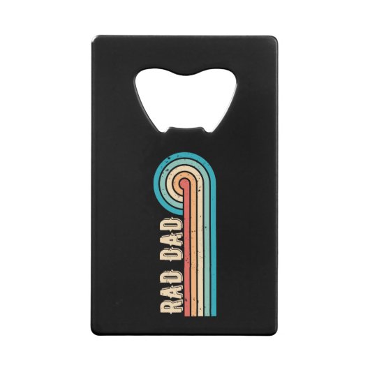Rad Dad Retro  Sunset Vader Creditkaart Flessenopener (Achterkant)