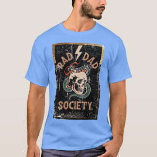 Rad Dad Society Cool Dad Club Vader Leven Vaderdag T-shirt