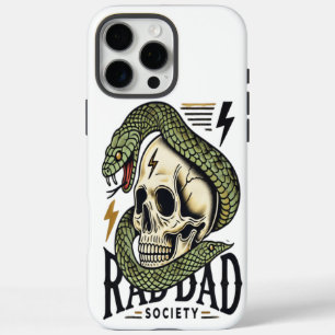 RAD DAD SOCIETY: kracht en shock iPhone 16 Pro Max Hoesje