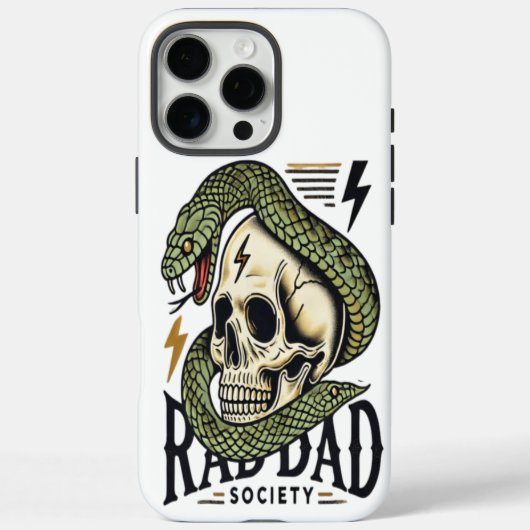 RAD DAD SOCIETY: kracht en shock Case-Mate iPhone Case (Achterkant)