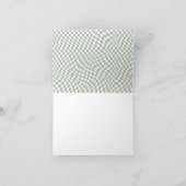 Rad Dinosaurus Drie Rex Jongens Groene Verjaardag Bedankkaart (Binnen)