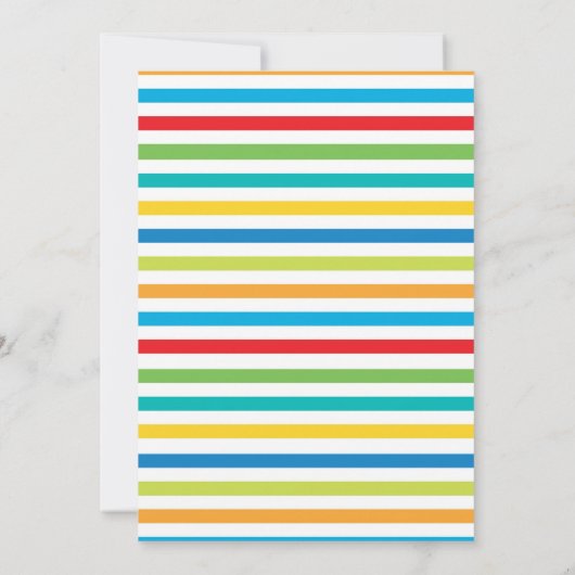 Rad Emoji Verjaardagsfeestje Kaart (Achterkant)