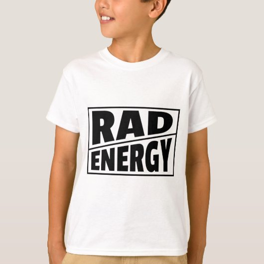 Rad Energie T-shirt (Voorkant)