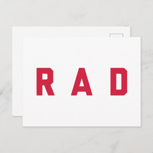 Rad Funny Quote Briefkaart (Voorkant / Achterkant)