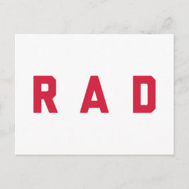 Rad Funny Quote Briefkaart
