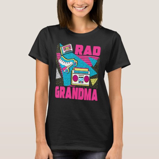 Rad Grandma 90s Aesthetische Nostalgia Retro G 199 T-shirt (Voorkant)