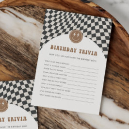 Rad Groovy Dude Boy's Rad Verjaardag Trivia Game