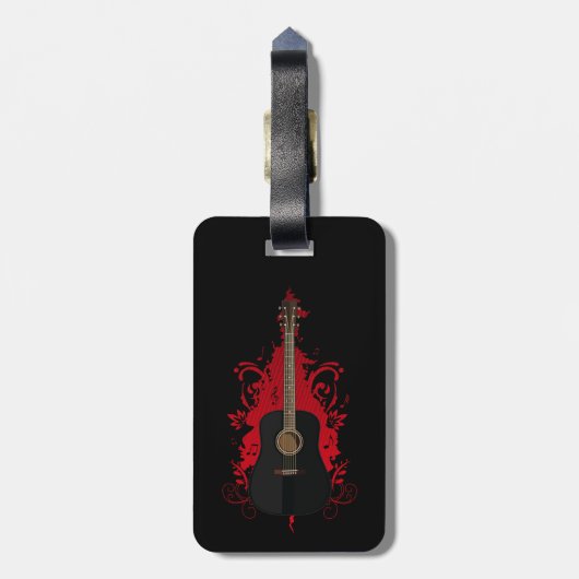 Rad Guitar Bagagelabel (Achterkant verticaal)