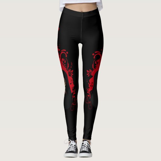 Rad Guitar Leggings (Voorkant)
