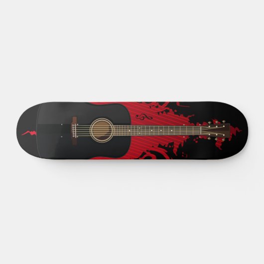 Rad Guitar Persoonlijk Skateboard (Horizontaal)