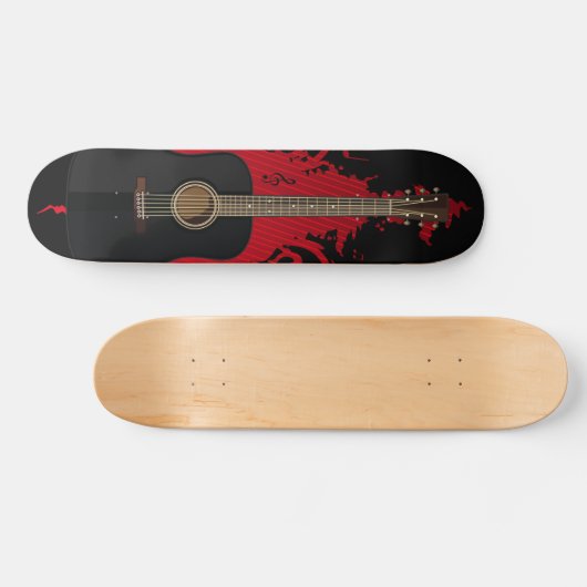 Rad Guitar Persoonlijk Skateboard (Horizontaal)