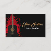 Rad Guitar Visitekaartje (Voorkant)