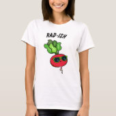 Rad-ish Grappige Plantaardige Radijs Pun T-shirt (Voorkant)