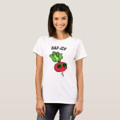 Rad-ish Grappige Plantaardige Radijs Pun T-shirt (Voorkant volledig)
