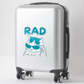 rad kat sticker (Koffer)