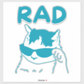 rad kat sticker (Vel)