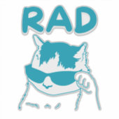 rad kat sticker (Voorkant)