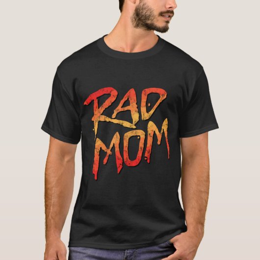 RAD MOM - Nostalgische Gift for Ma, Birthday Mot 8 T-shirt (Voorkant)