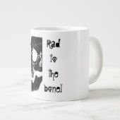 "Rad naar het bot!" met menselijke schedel Grote Koffiekop (Voorkant rechts)