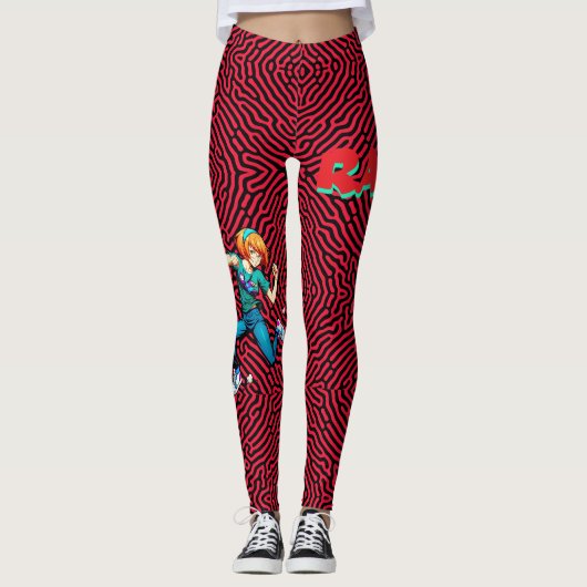 Rad, Nerd Girl Leggings (Voorkant)
