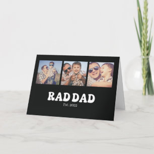 Rad Pa Est. Retro 3 Foto Vouwkaart Kaart