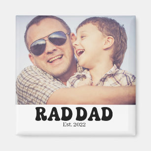 Rad Pa Est. Retro Foto Magneet