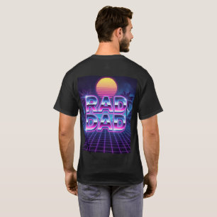 Rad Pa Retro 80s Synthwave Vaderdag T-shirt