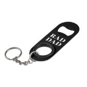 Rad Pa | Vaderdag Cadeau | Zwart Mini Flessenopener (Voorkant Gekanteld)