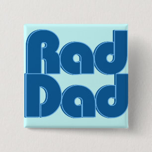 Rad Pa Vierkante Button 5,1 Cm