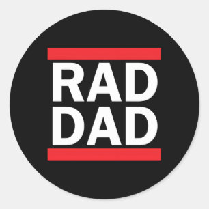 Rad Pap Vader Gelukkig Vaderdag Ronde Sticker