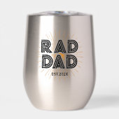 Rad papa Kind's cadeau aan vader zwarte typografie (Voorkant)