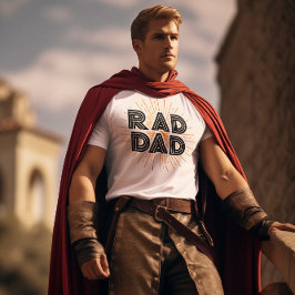 Rad papa Kind's cadeau aan vader zwarte typografie T-shirt