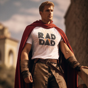 Rad papa Kind's cadeau aan vader zwarte typografie T-shirt